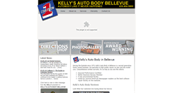 Desktop Screenshot of kellysautobody.com